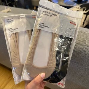 NEW Uniqlo No Show Socks (6 pairs 23-25cm)